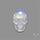 Opalite Skull Carving