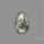 Chlorite in Quartz Rose Cut Rare