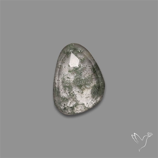 Chlorite in Quartz Rose Cut Rare