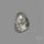 Chlorite in Quartz Rose Cut Rare