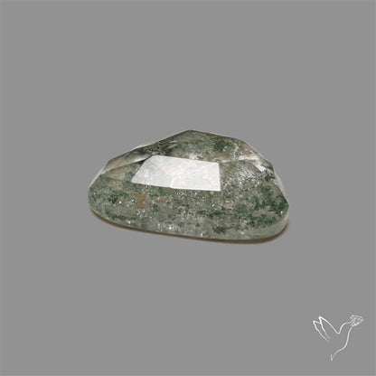 Chlorite in Quartz Rose Cut Rare