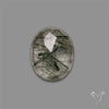 Rose Cut Green Rutilated Quartz