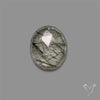 Rose Cut Green Rutilated Quartz