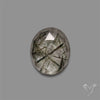 Rose Cut Green Rutilated Quartz