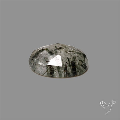Rose Cut Green Rutilated Quartz