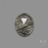 Rose Cut Green Rutilated Quartz