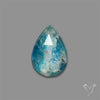 Rose Cut Himalayan Quartz With Neon Apatite Doublet