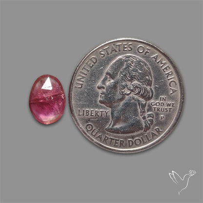 Rose Cut Pink Tourmaline Small