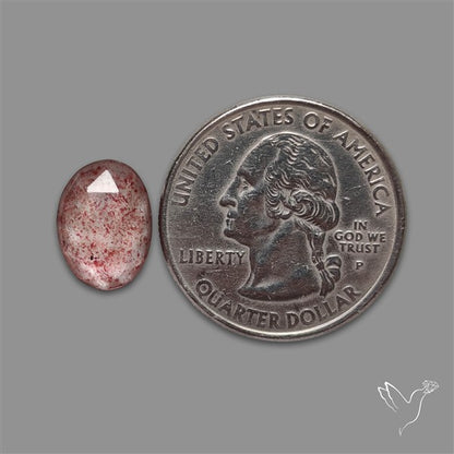 Rose Cut Strawberry Quartz Cherry Tanzurine