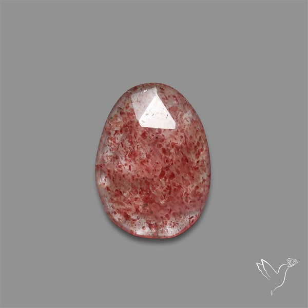 Rose Cut Strawberry Quartz Cherry Tanzurine