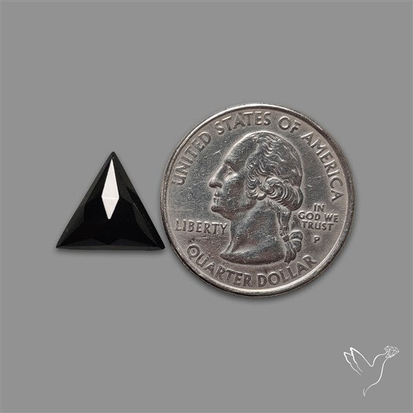 Rose Cut Black Spinel