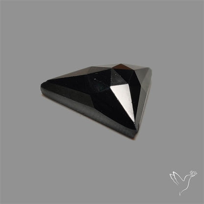 Rose Cut Black Spinel