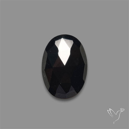 Rose Cut Black Spinel