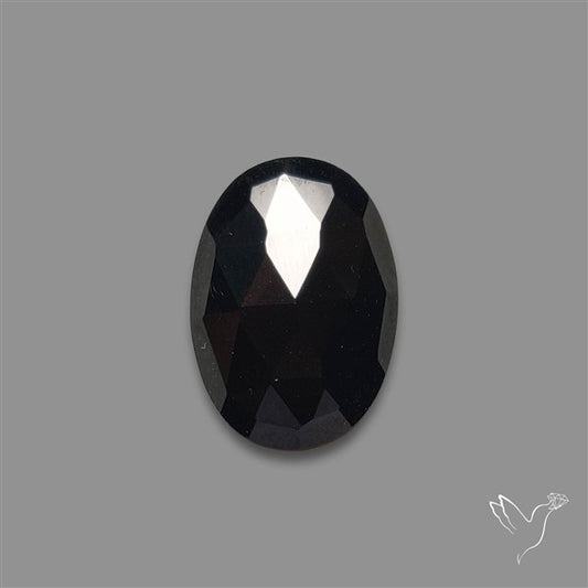 Rose Cut Black Spinel