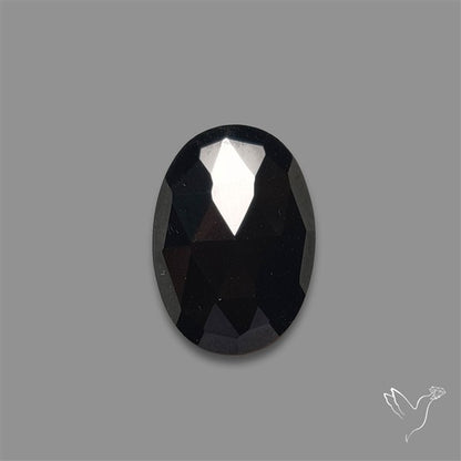 Rose Cut Black Spinel