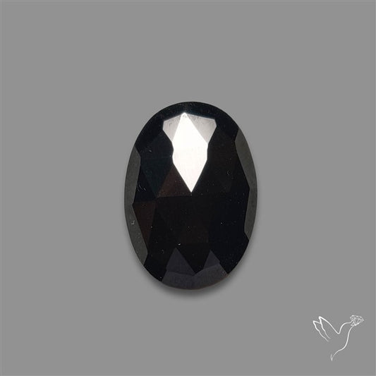 Rose Cut Black Spinel