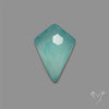 Rose Cut Aqua Chalcedony