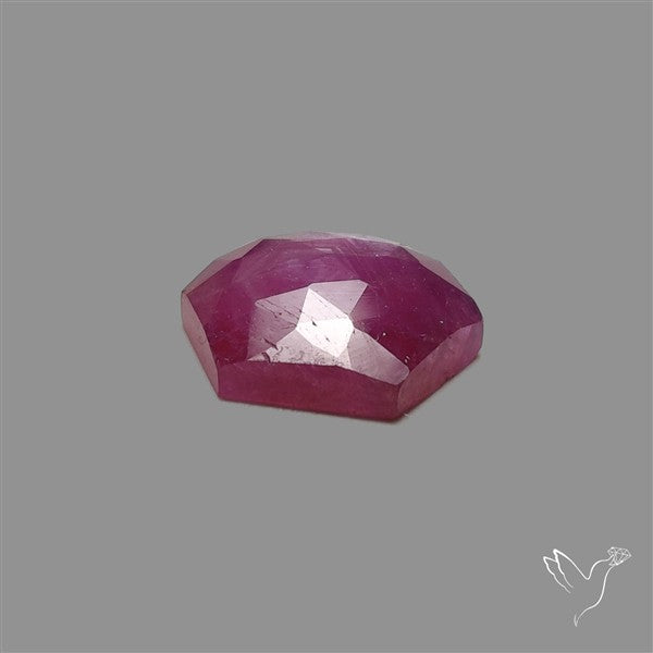 Rose Cut Flashy Guinea Ruby