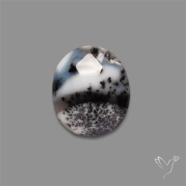 Rose Cut Dendritic Opal