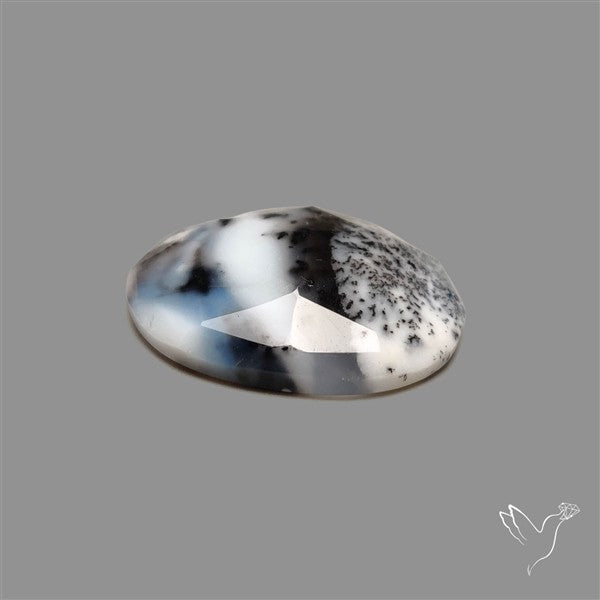 Rose Cut Dendritic Opal