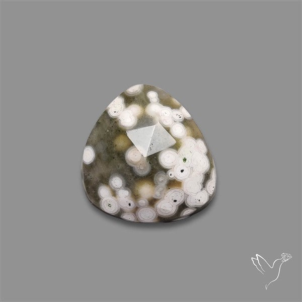 Rose Cut Orbicular Ocean Jasper