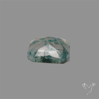 Rose Cut Moss Agate