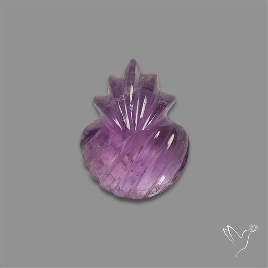 Amethyst Pineapple Carving