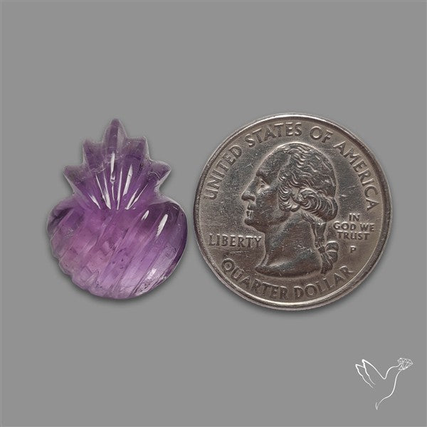 Amethyst Pineapple Carving