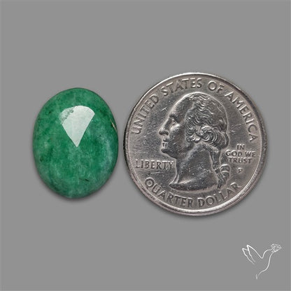 Rose Cut Zambian Emerald