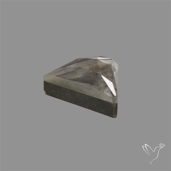 Pyrite and Quartz Doublet Rose Cut
