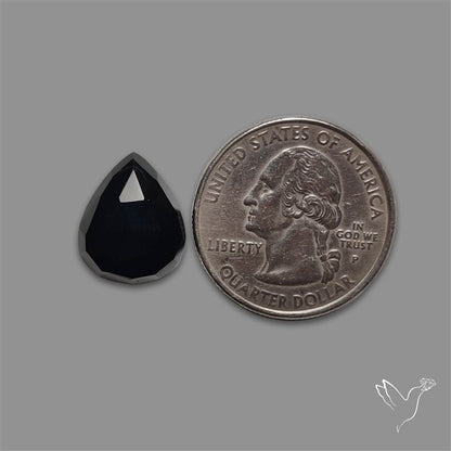 Rose Cut Black Spinel