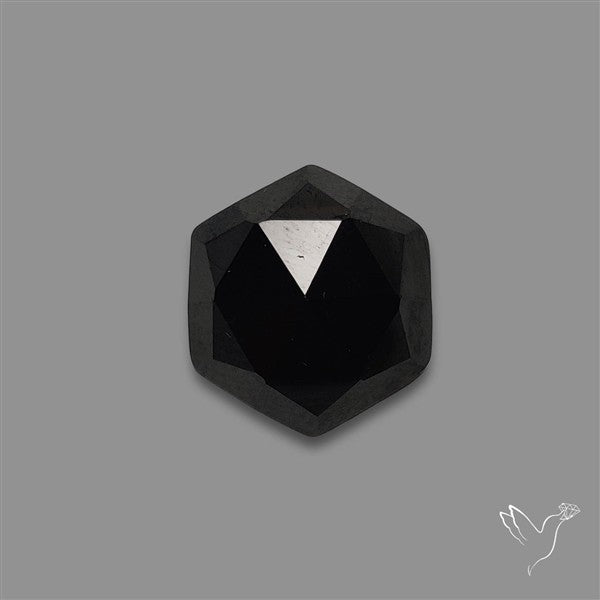 Rose Cut Black Spinel