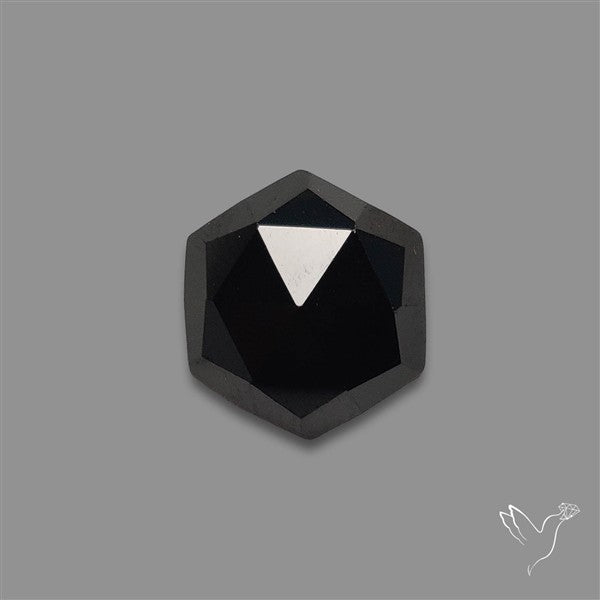 Rose Cut Black Spinel