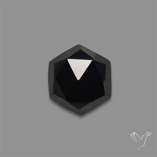 Rose Cut Black Spinel