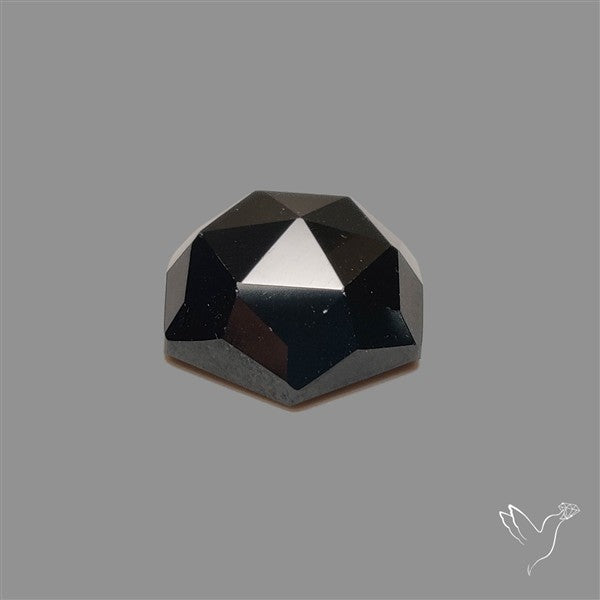 Rose Cut Black Spinel