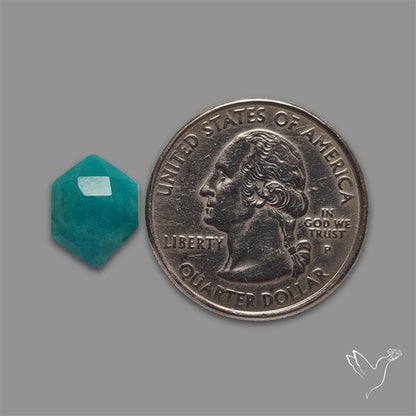 Rose Cut Peruvian Amazonite
