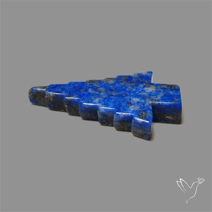 Lapis Lazuli Christmas Tree Carving