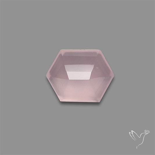 Step Cut Rose Chalcedony
