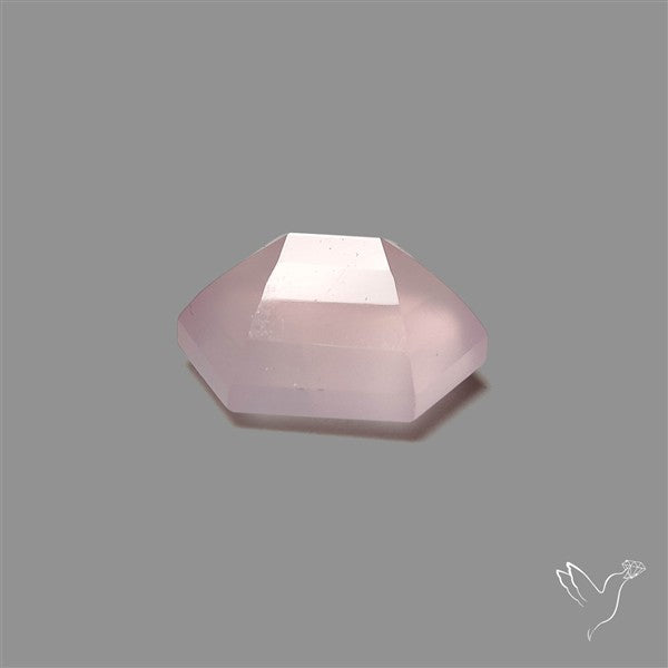 Step Cut Rose Chalcedony