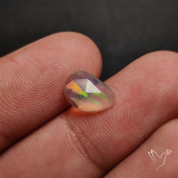 Rose Cut Ethiopian Opal