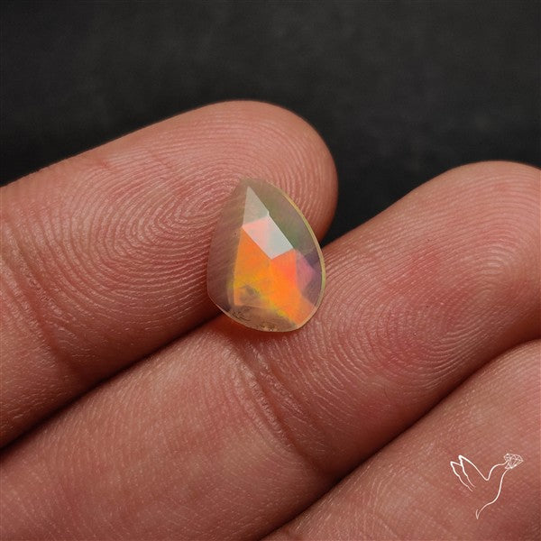 Rose Cut Ethiopian Opal