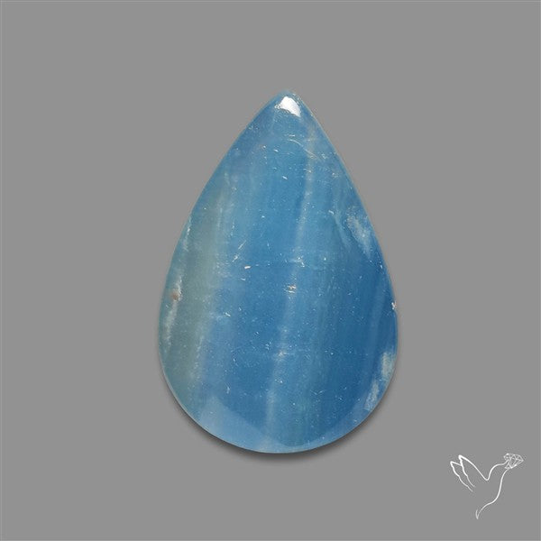 Aquatine Lemurian Calcite Cabochon