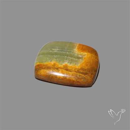 Yellow-Green Calcite Cabochon