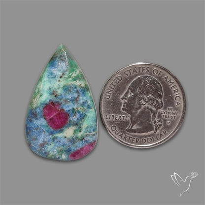 Ruby In Kyanite Cabochon