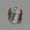 Bi-colour Gemmy Aqua Chrysoprase Cabochon