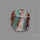 Bi-colour Gemmy Aqua Chrysoprase Cabochon