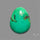 Rare Natural Green Hubei Turquoise Cabochon