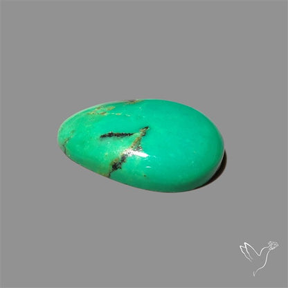 Rare Natural Green Hubei Turquoise Cabochon