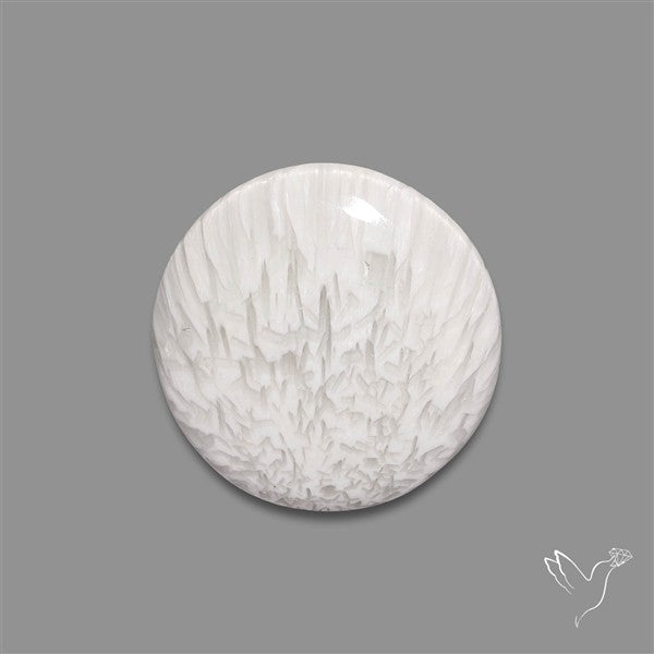 White Scolecite Cabochon