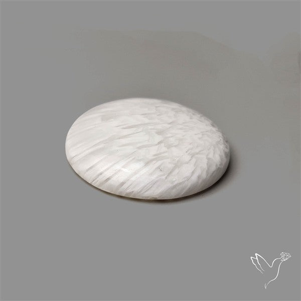 White Scolecite Cabochon
